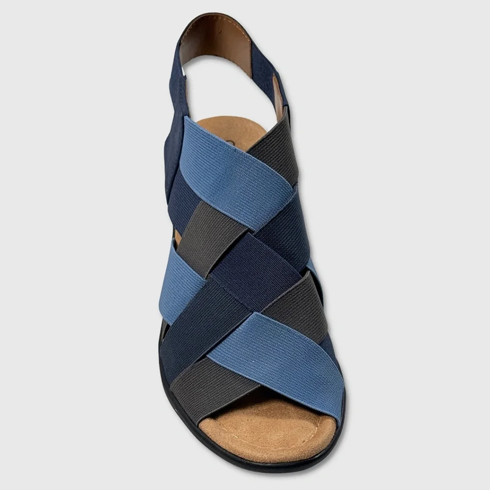 Comfortiva Farrow Sandals - NWT Womens Size 7.5W Blue /‎ Multi - #48928-OF